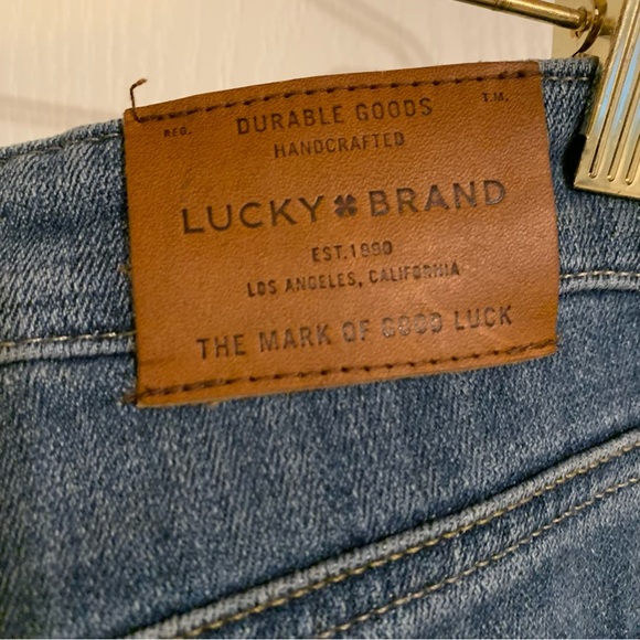 Lucky Brand Bridgette exposed button fly distressed jeans - Picture 4 of 9